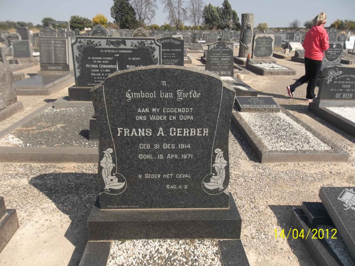 GERBER Frans A. 1914-1971