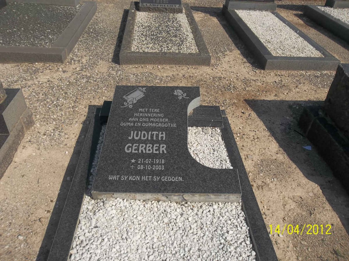 GERBER Judith 1918-2003