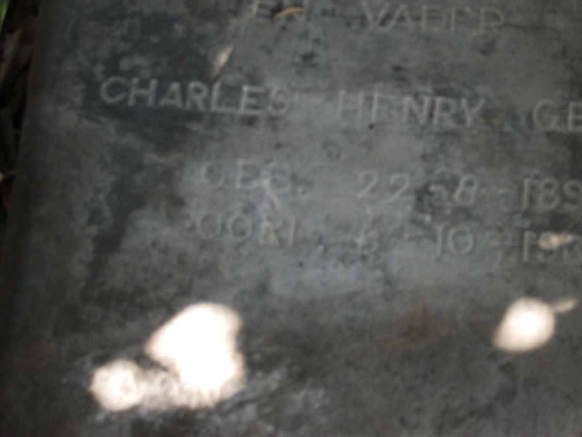 GERBER Charles Henry 189?-1939