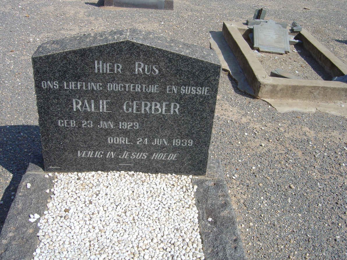 GERBER Ralie 1929-1939