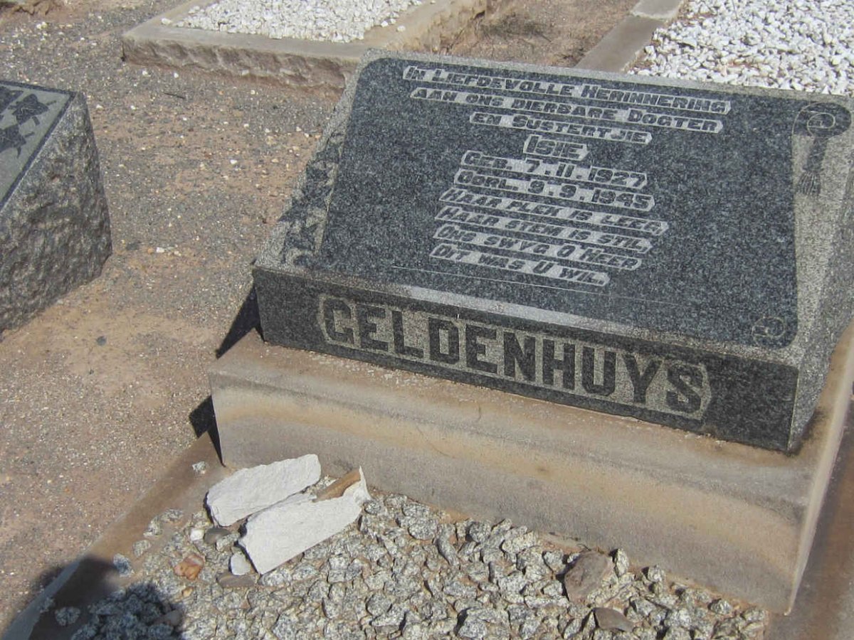 GELDENHUYS Isie 1927-1945