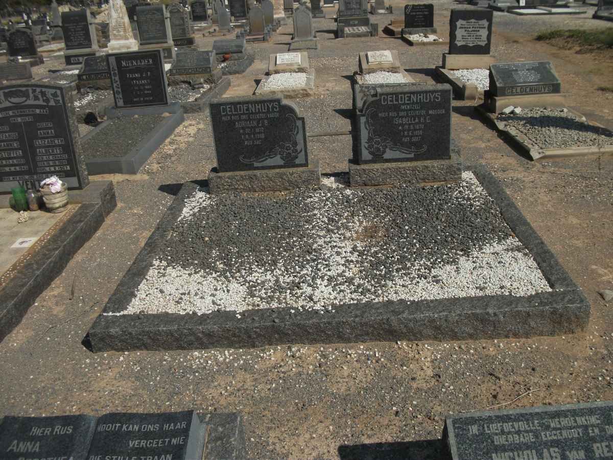 GELDENHUYS Adriaan J.B. 1872-1960 &amp; Isabella H.G. WENTZEL 1870-1958