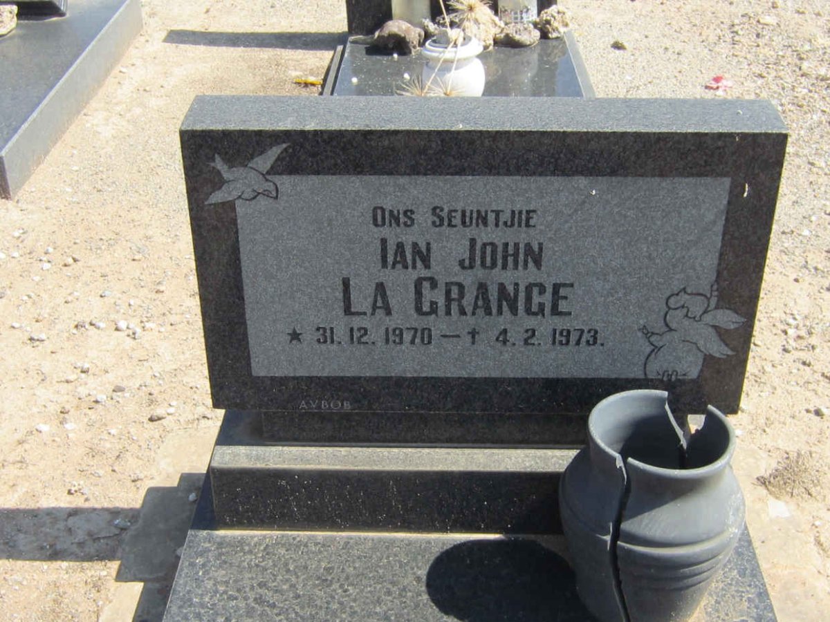 GRANGE Ian John, la 1970-1973