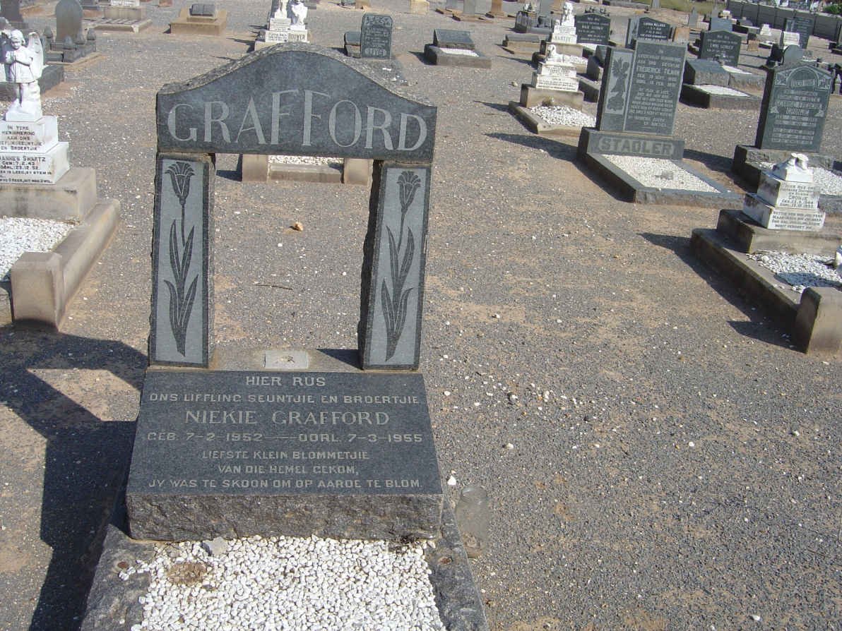 GRAFFORD Niekie 1952-1955