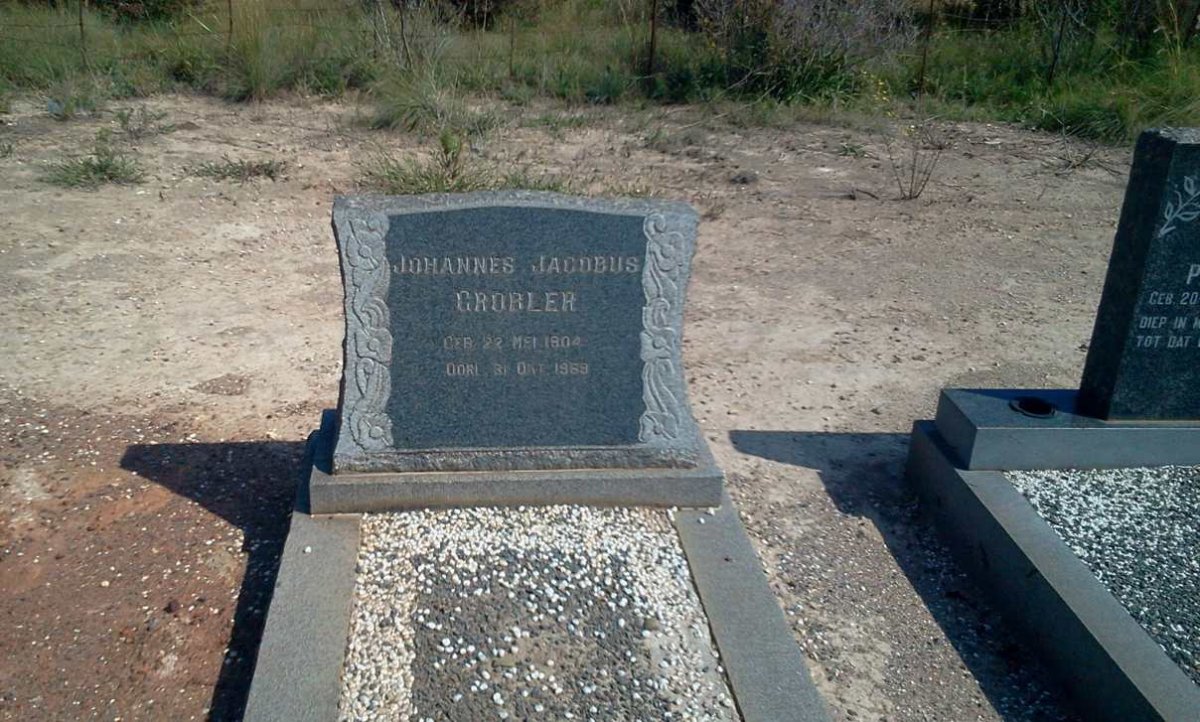 GROBLER Johannes Jacobus 1904-1969
