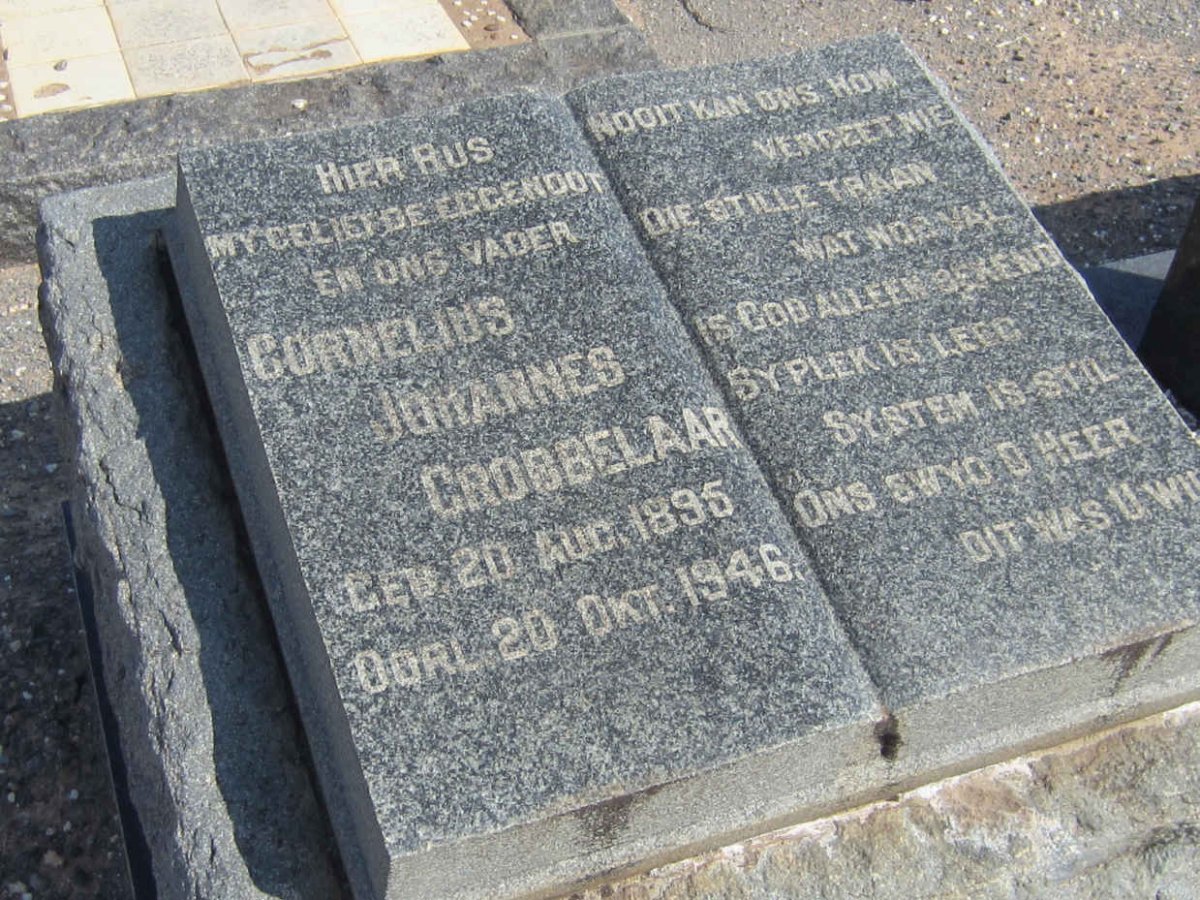 GROBBELAAR Cornelius Johannes 1895-1946
