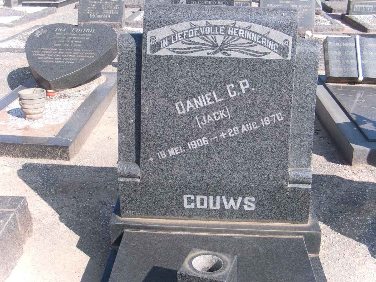 GOUWS Daniel C.P. 1906-1970