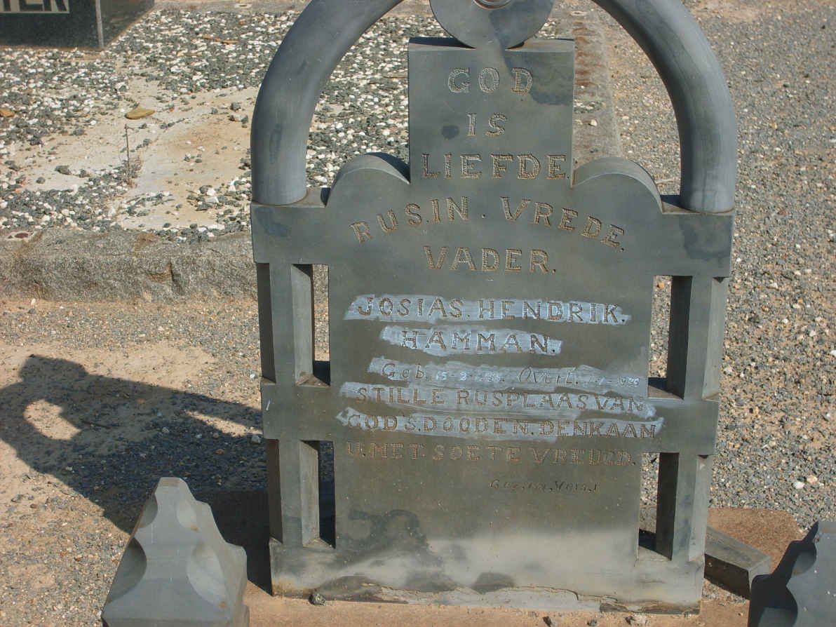 HAMMAN Josias Hendrik 