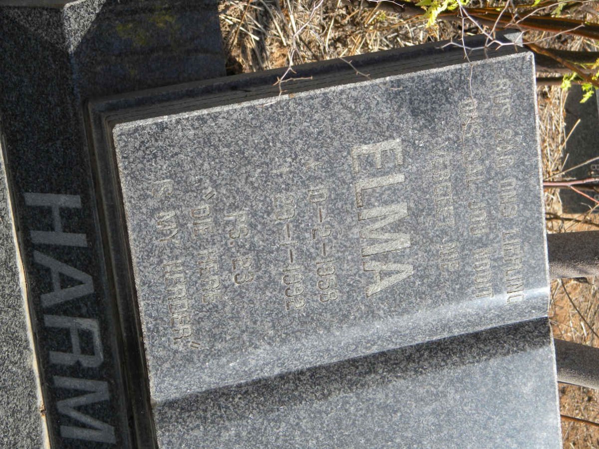 HARMSE Elma 1958-1992