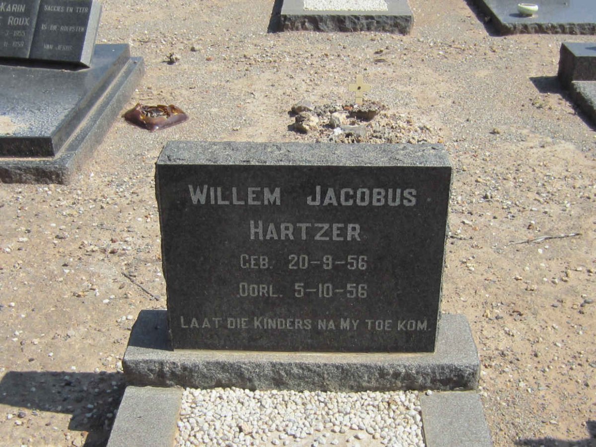 HARTZER Willem Jacobus 1956-1956