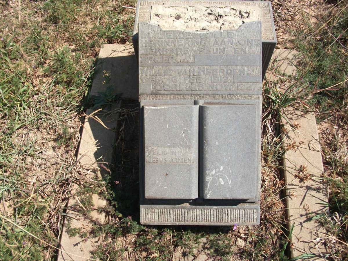 HEERDEN Willie, van 1912-1927