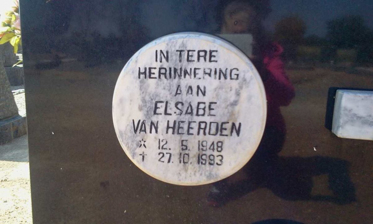 HEERDEN Elsabe, van 1948-1993