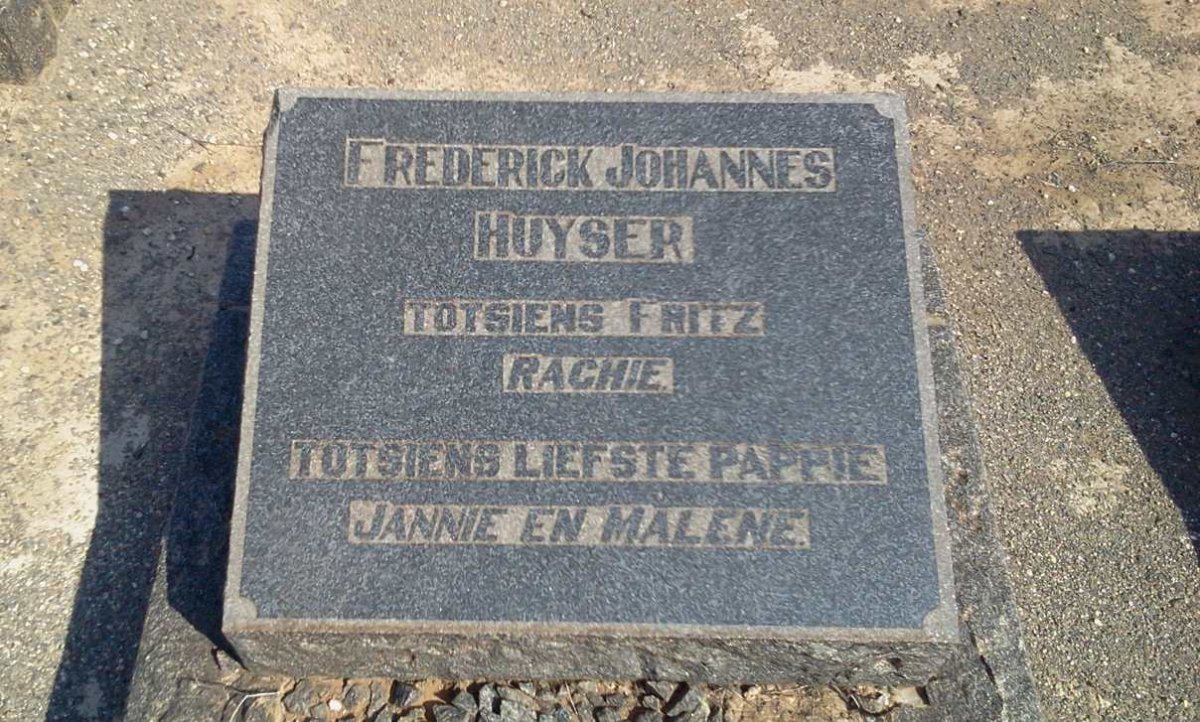 HUYSER Frederick Johannes
