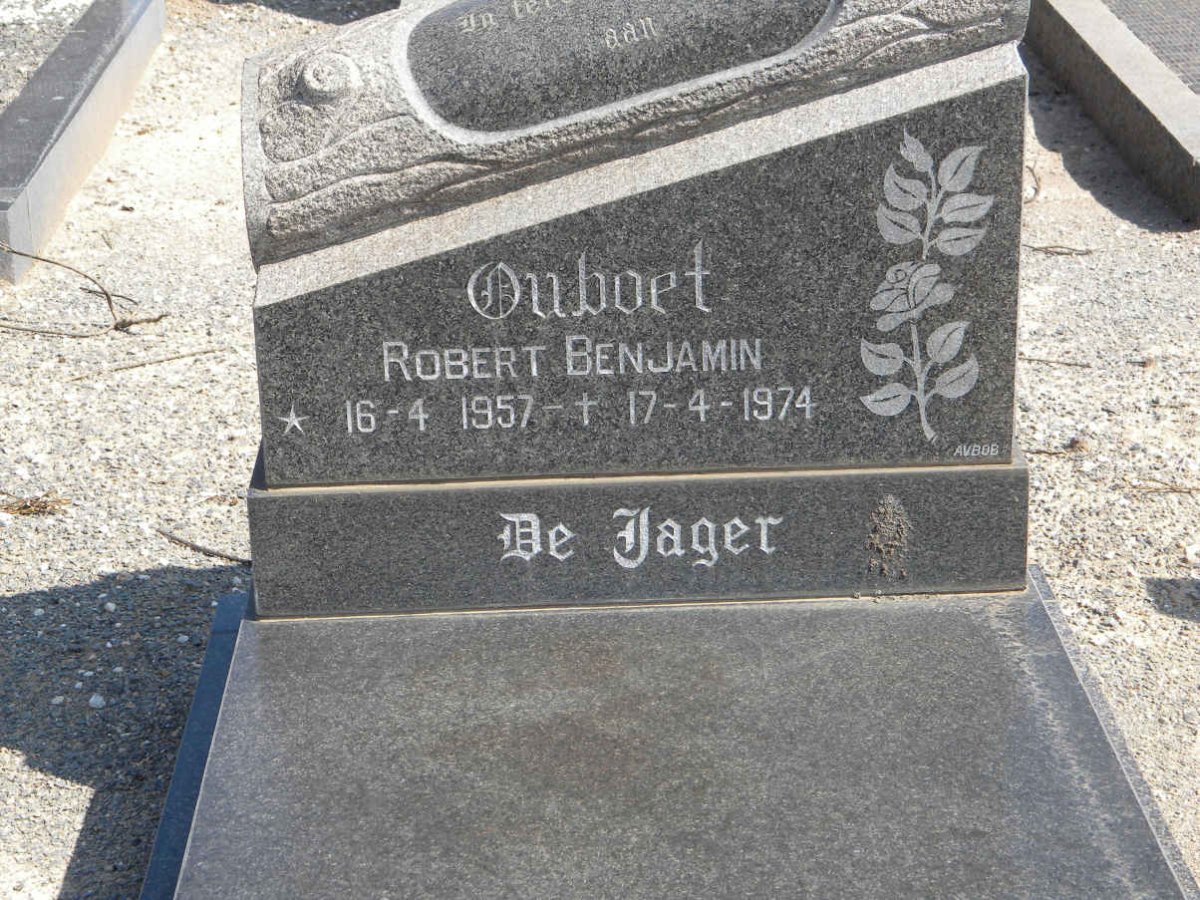 JAGER Robert Benjamin, de 1957-1974