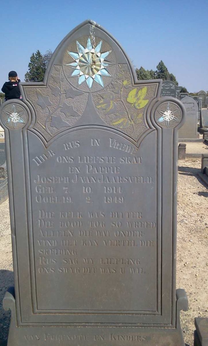 JAARSVELD Joseph J., van 1914-1949