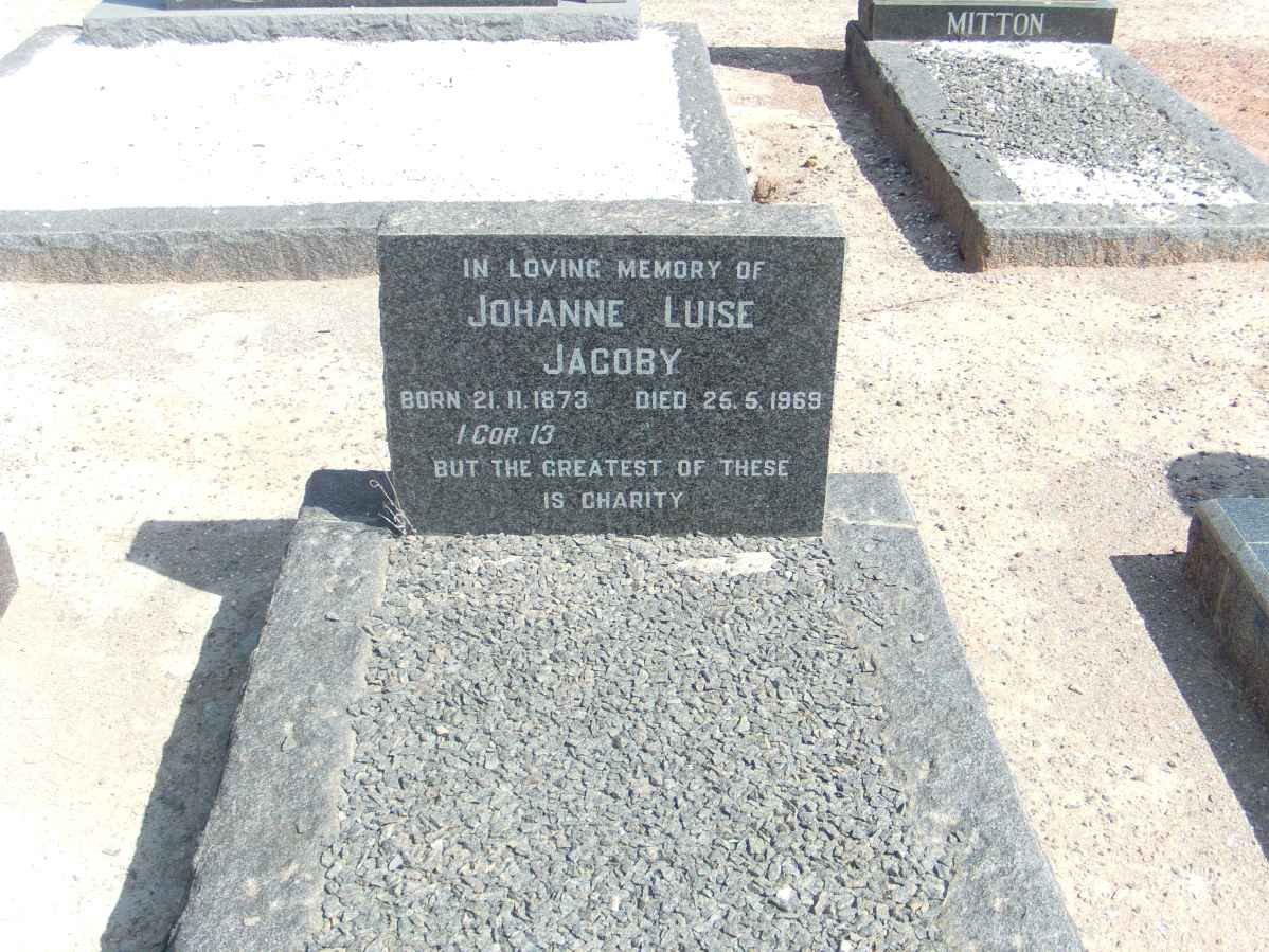 JACOBY Johanne Luise 1873-1969