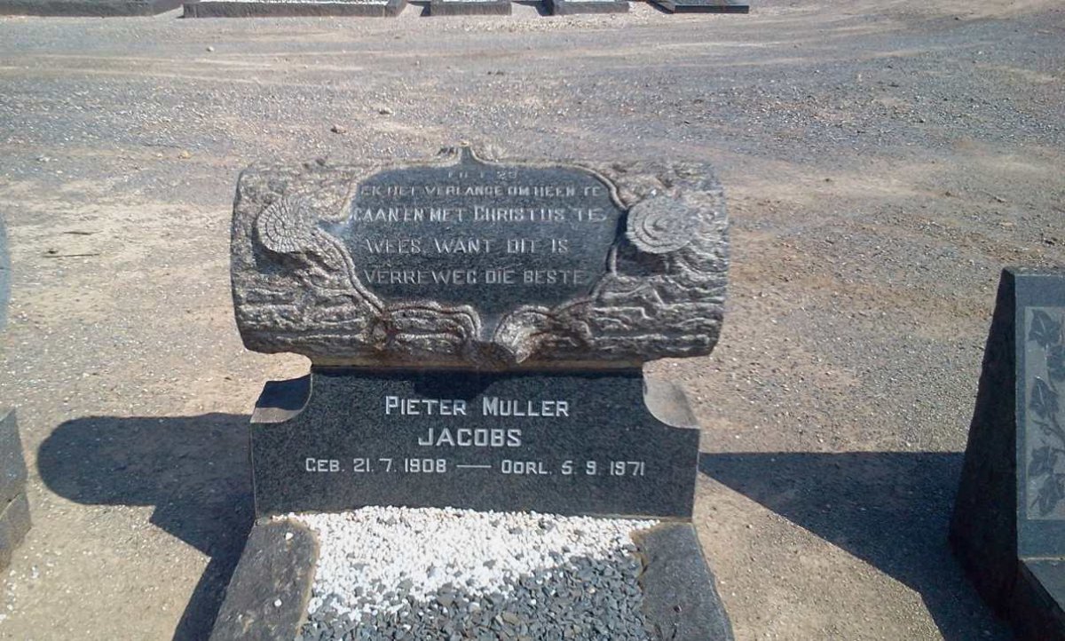 JACOBS Pieter Muller 1908-1971