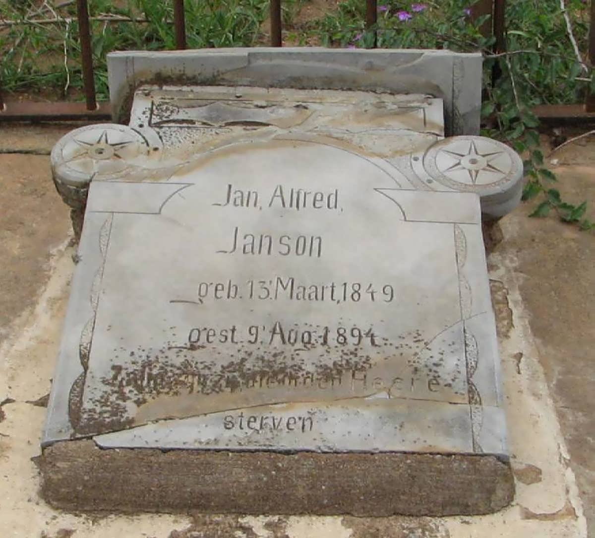 JANSON Jan Alfred 1849-1894