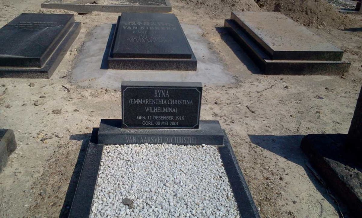 JAARSVELD Emmarenthia Christina Wilhelmina, van nee CHRISTIE 1916-2001