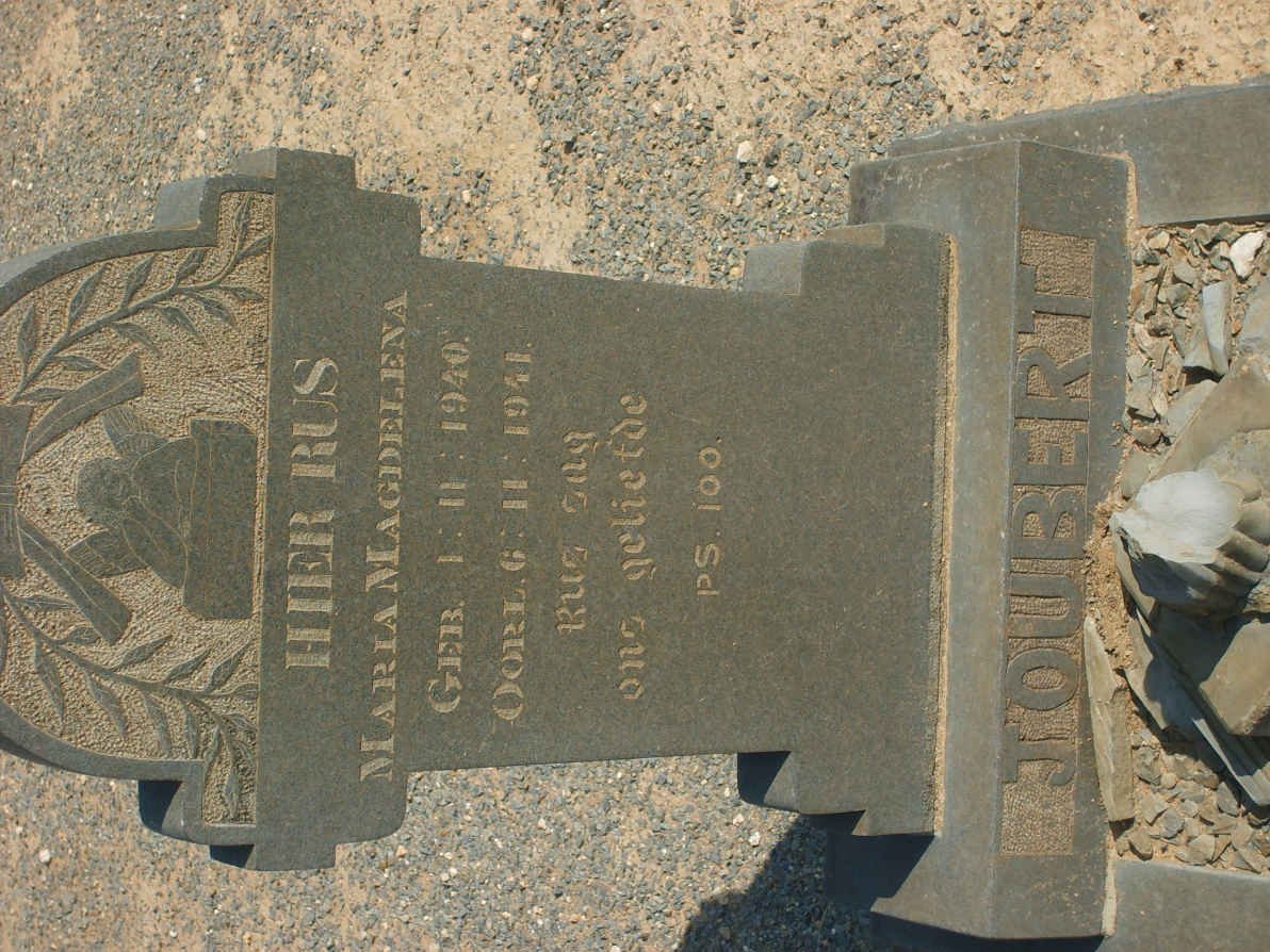 JOUBERT Maria Magdelena 1940-1941