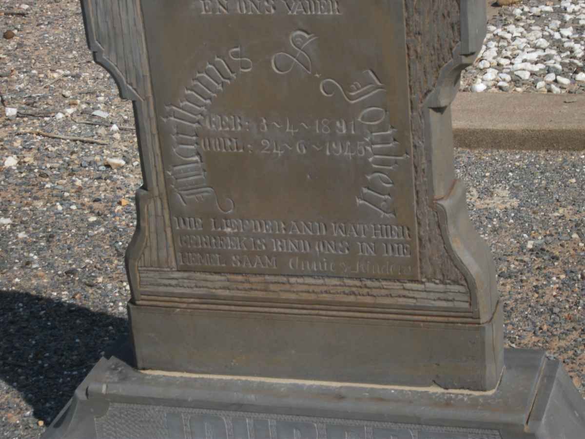 JOUBERT Marthunus S. 1891-1945