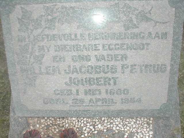 JOUBERT Willem Jacobus Petrus 1880-1954