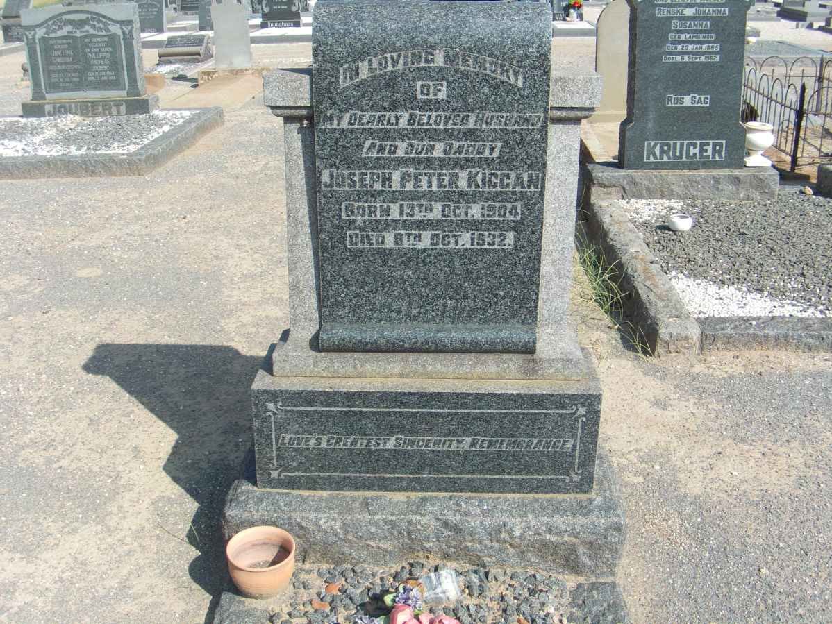 KIGGAN Joseph Peter 1904-1932