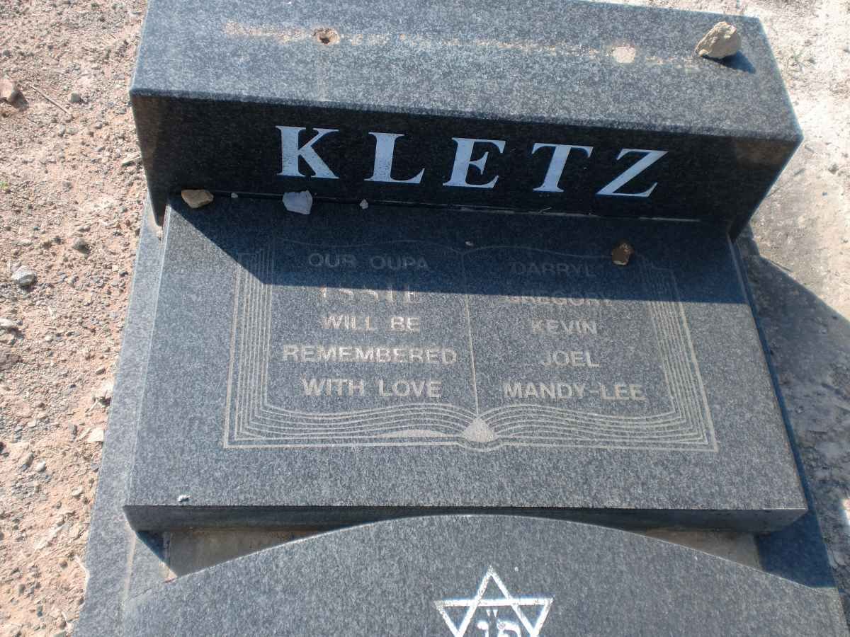 KLETZ Issie 1922-1990