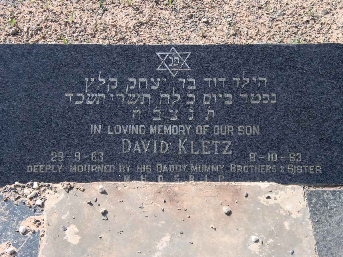 KLETZ David 1963-1963