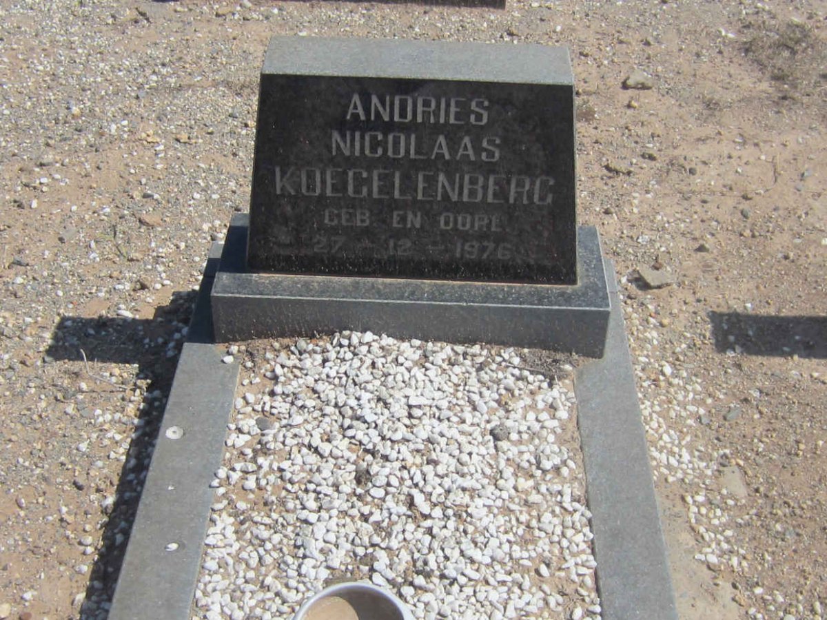 KOEGELENBERG Andries Nicolaas 1976-1976