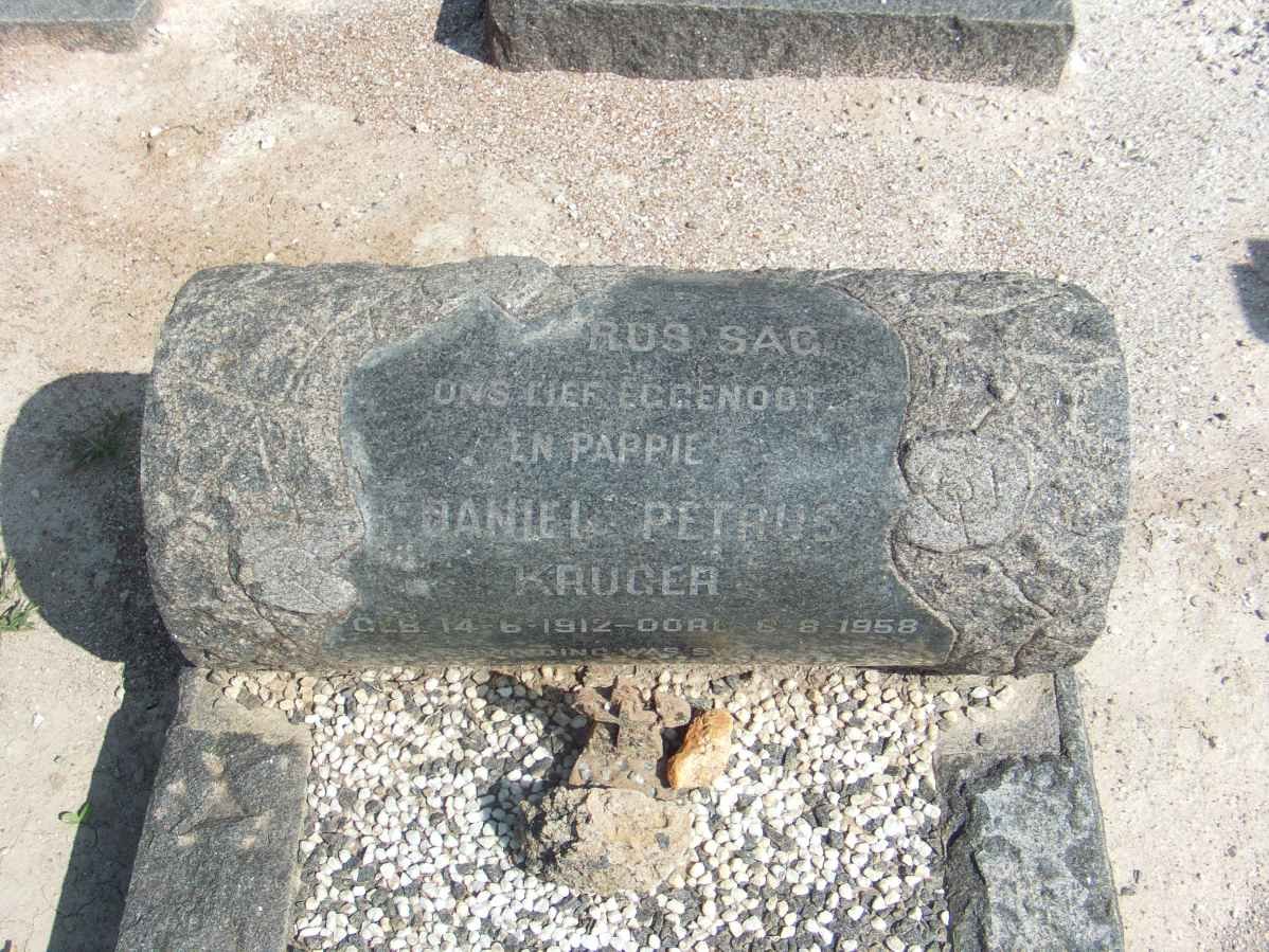 KRUGER Daniel Petrus 1912-1958