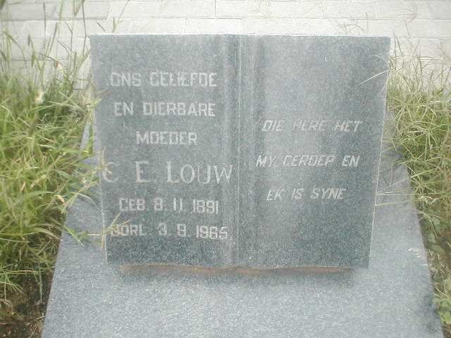 LOUW C.E. 1891-1965