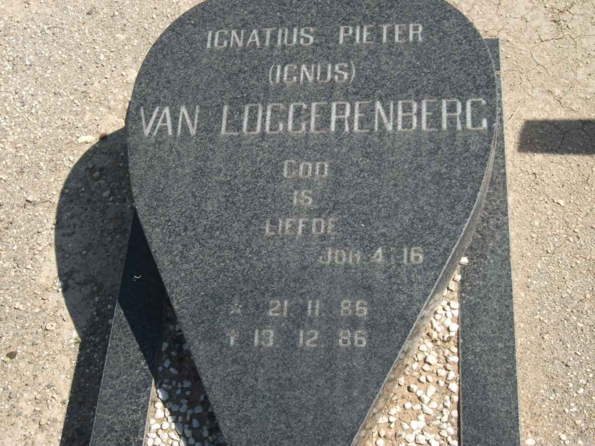 LOGGERENBERG Ignatius Pieter, van 1986-1986