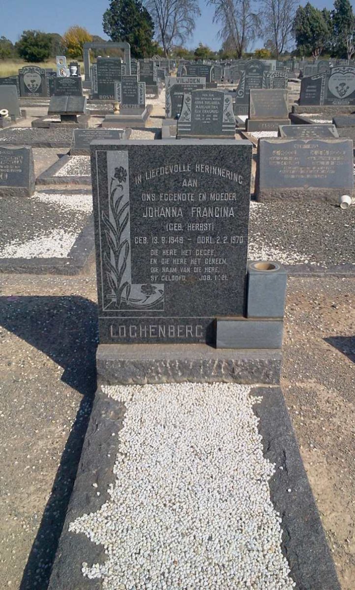 LOCHENBERG Johanna Francina nee HERBST 1949-1970