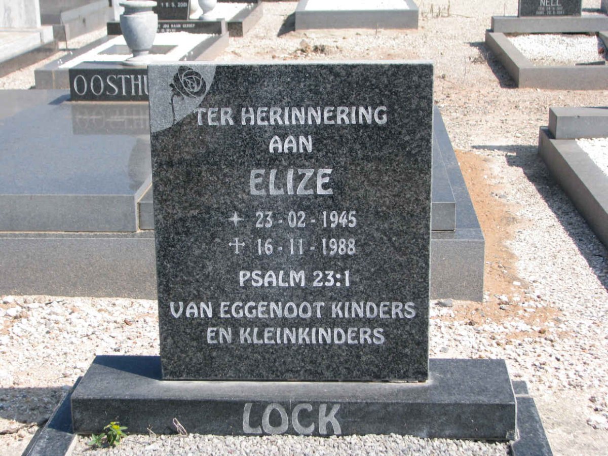 LOCK Elize 1945-1988
