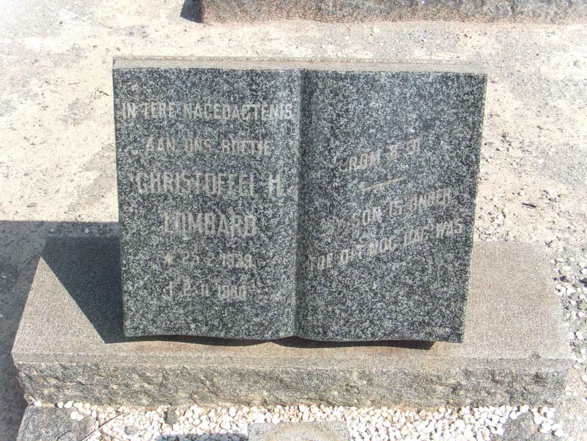 LOMBARD Christoffel H.