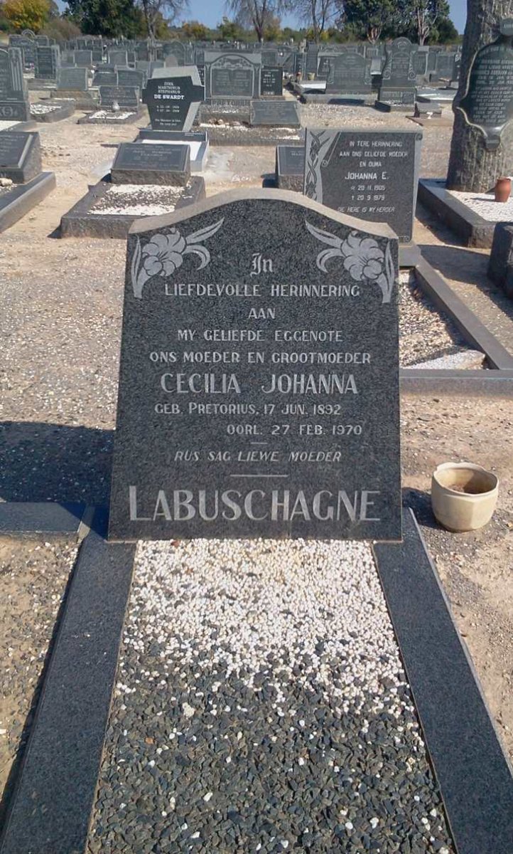 LABUSCHAGNE Cecilia Johanna 1892-1970
