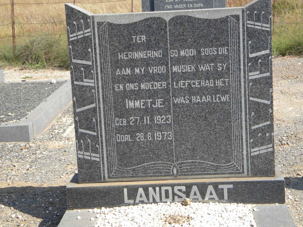 LANDSAAT Immetje 1923-1973