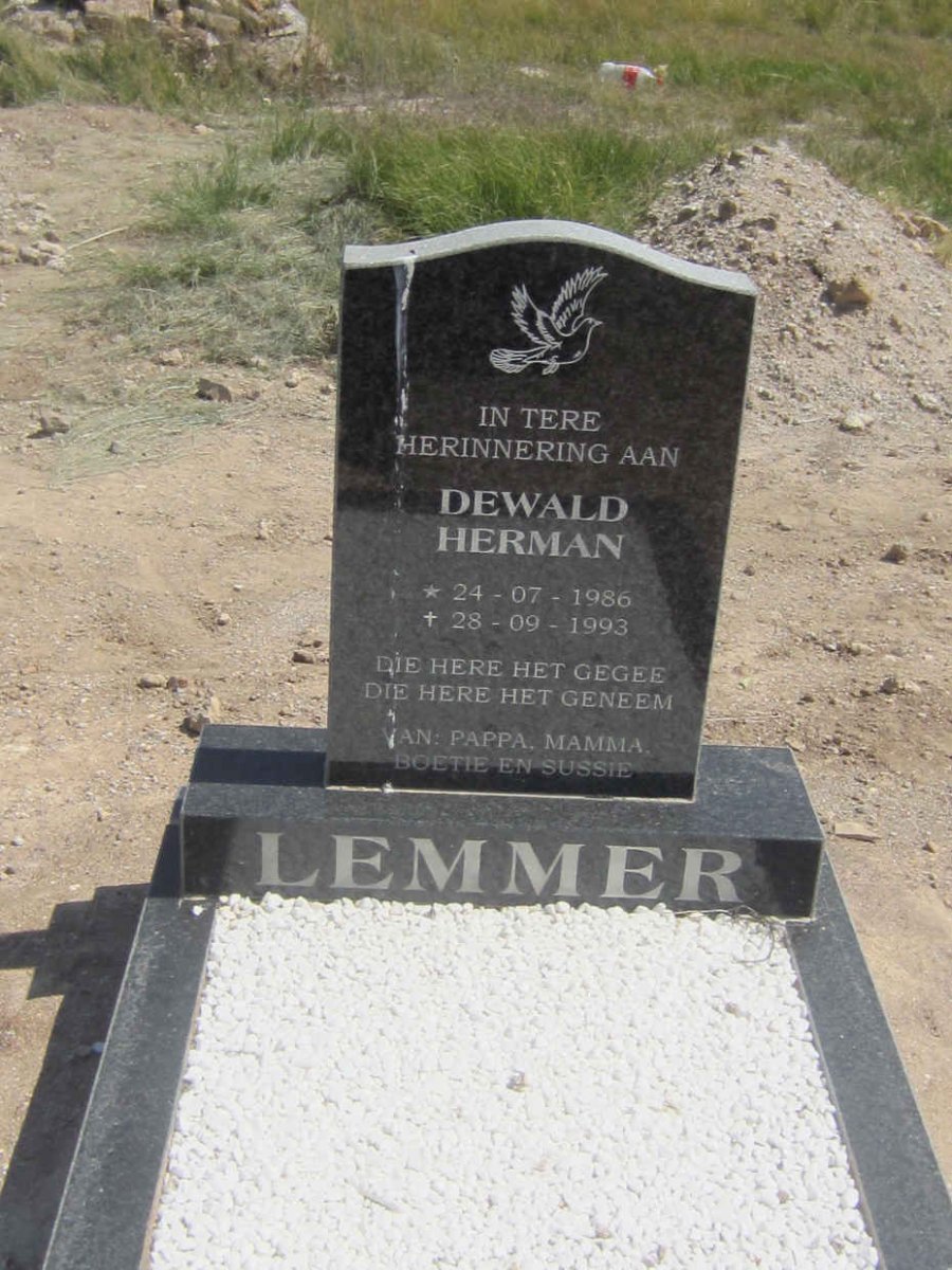 LEMMER Dewald Herman 1986-1993