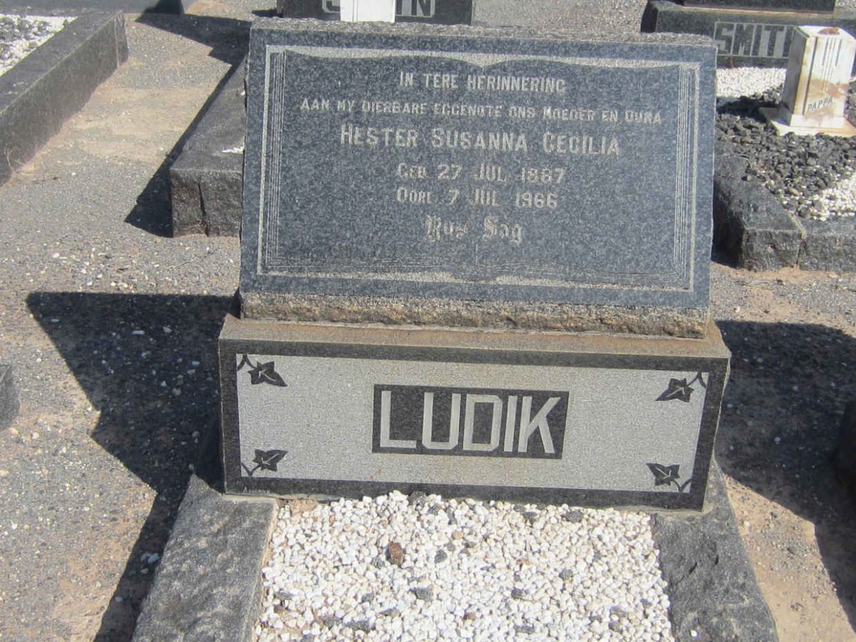 LUDIK Hester Susanna 1887-1966