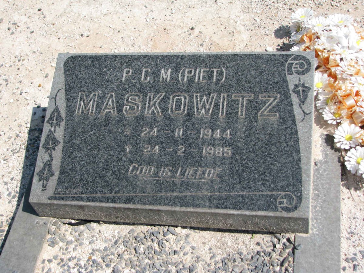 MASKOWITZ P.G.M. 1944-1985