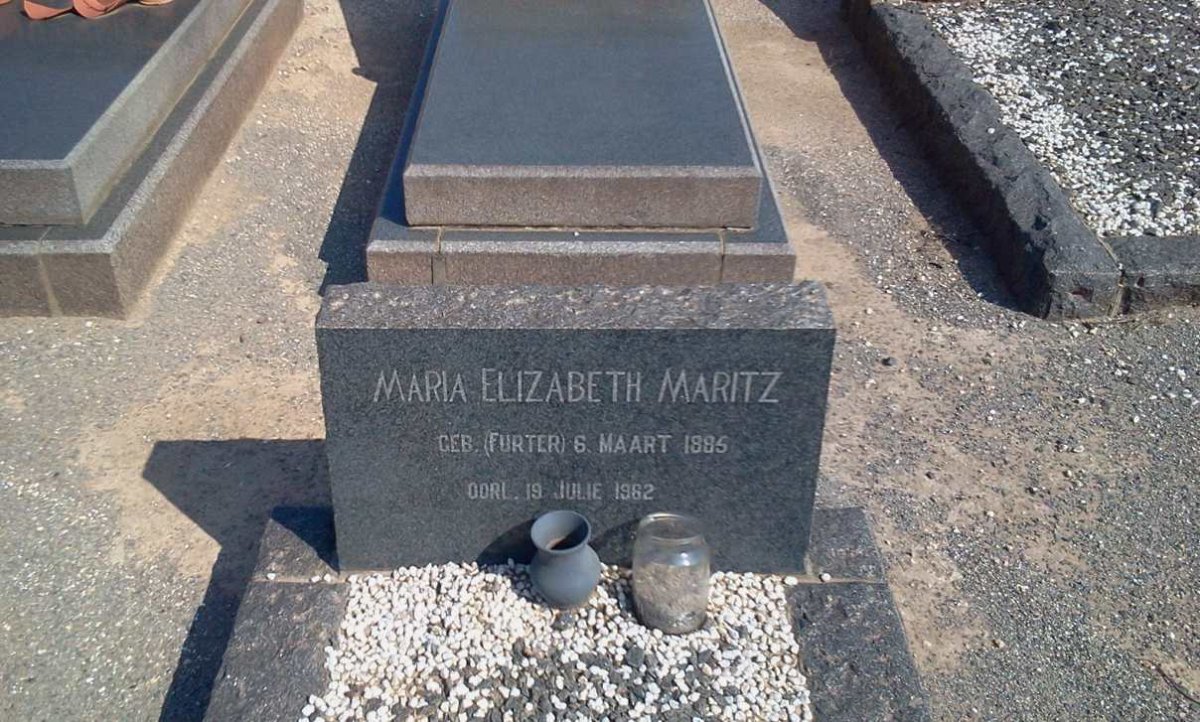 MARITZ Maria Elizabeth nee FURTER 1885-1982