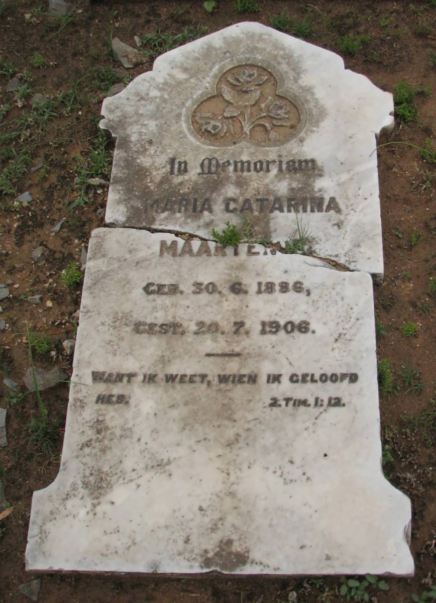 MAARTENS Maria Catarina 1886-1906