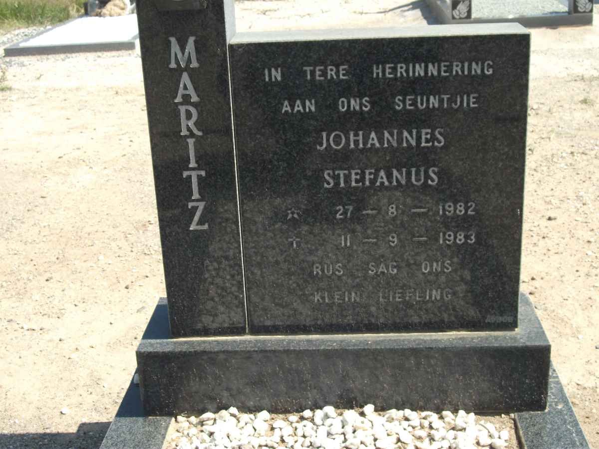 MARITZ Johannes Stefanus 1982-1983