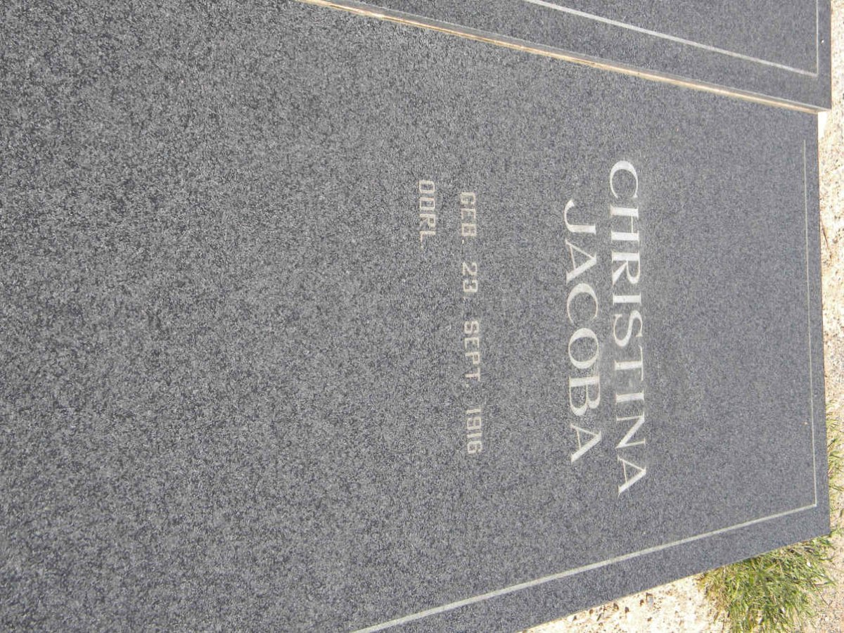 MATTHEE Christina Jacoba 1916-