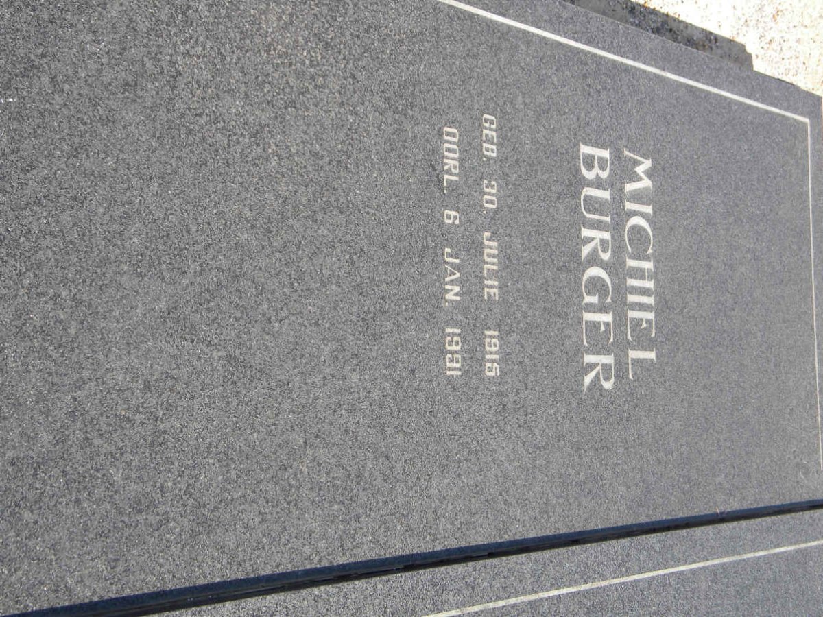 MATTHEE Michiel Burger 1915-1991