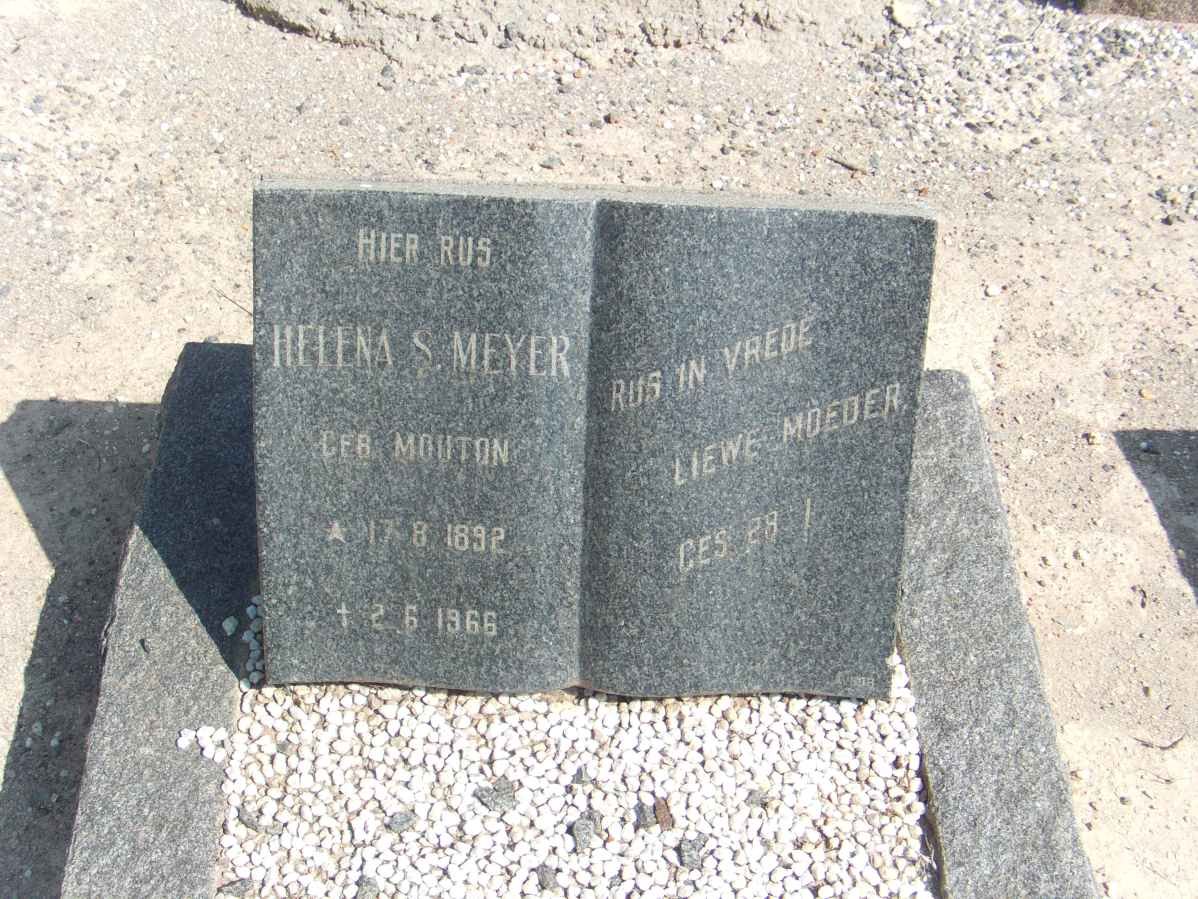 MEYER Helena S. nee MOUTON 1892-1966