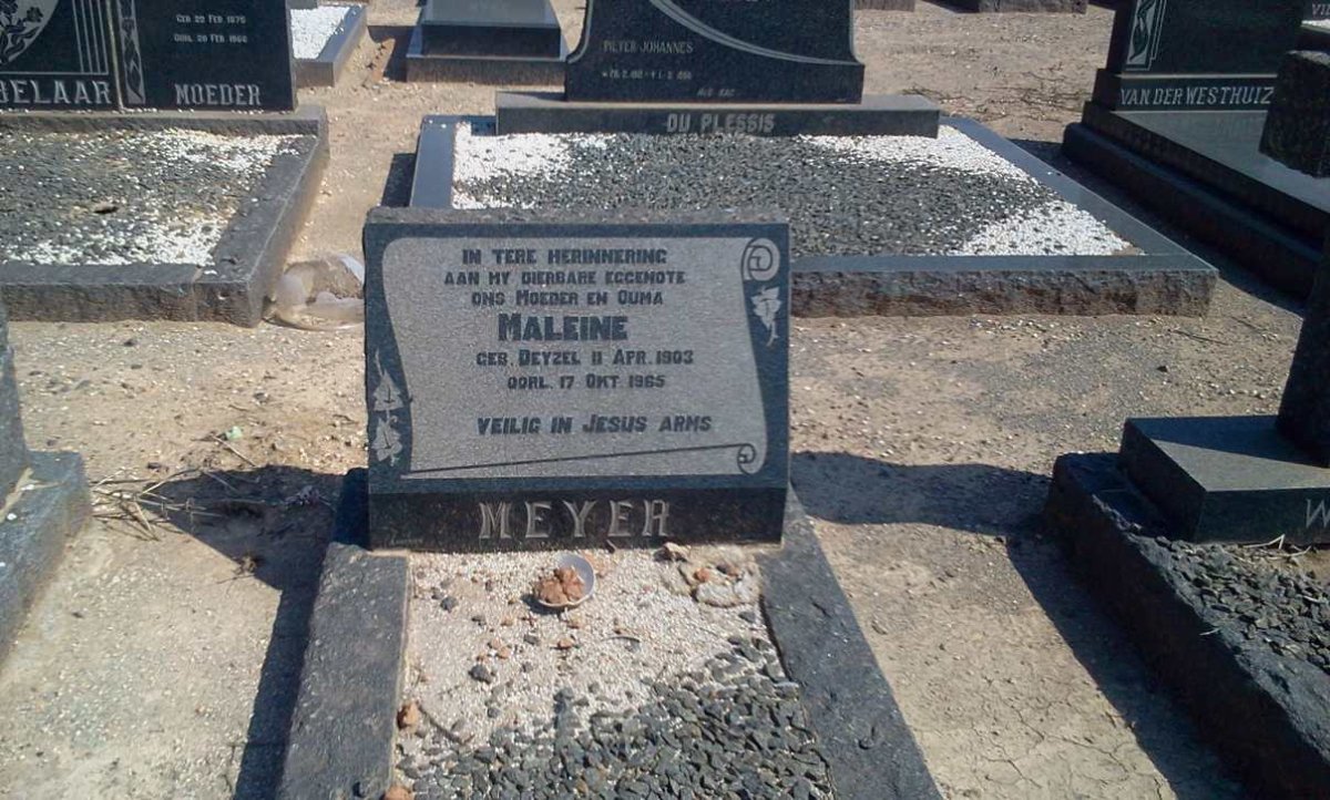 MEYER Maleine nee DEYZEL 1903-1965