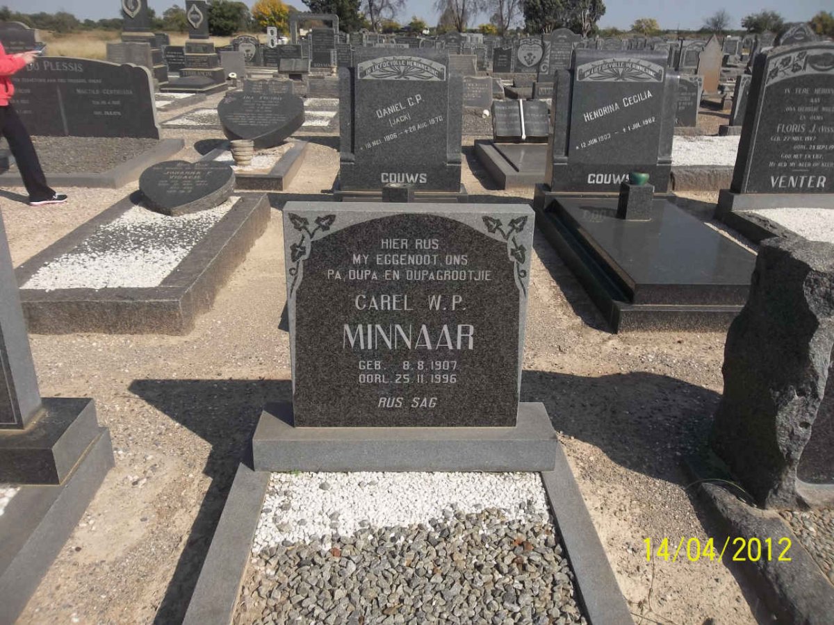 MINNAAR Carel W.P. 1907-1996