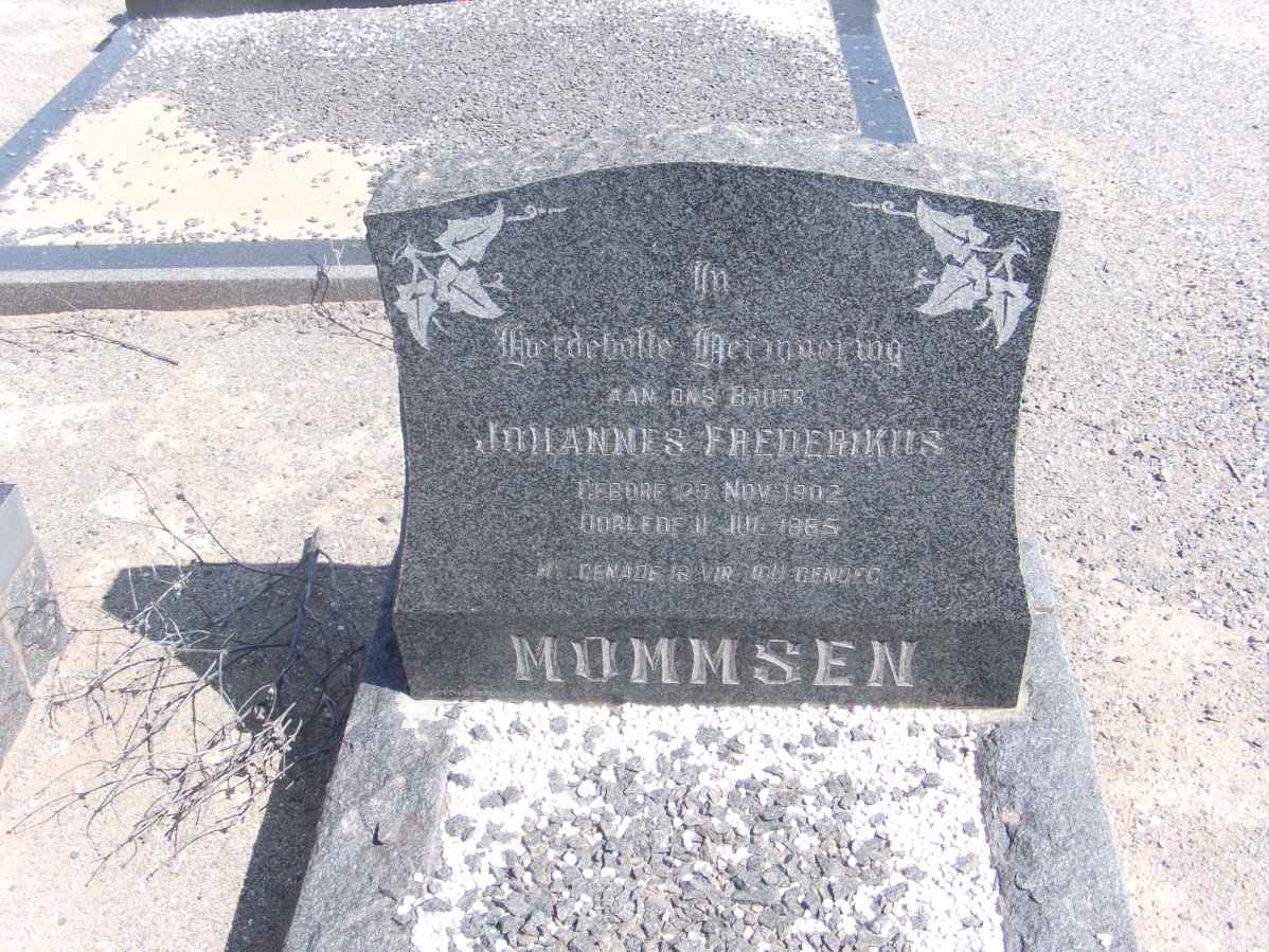 MOMMSEN Johannes Frederikus 1902-19?5